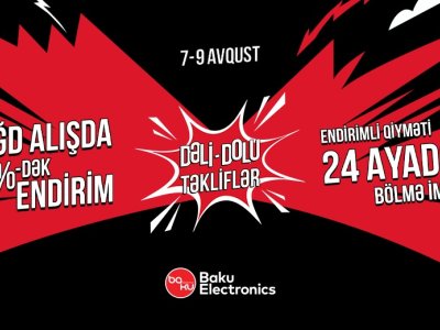 Baku Electronics-də Sizin Adamın Dəli-Dolu Təklifləri&nbsp;başlayır - VİDEO