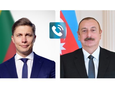Litvanın Baş naziri Azərbaycan prezidentinə zəng etdi