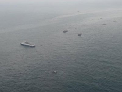 Russia hit a Ukrainian boat in the Black Sea