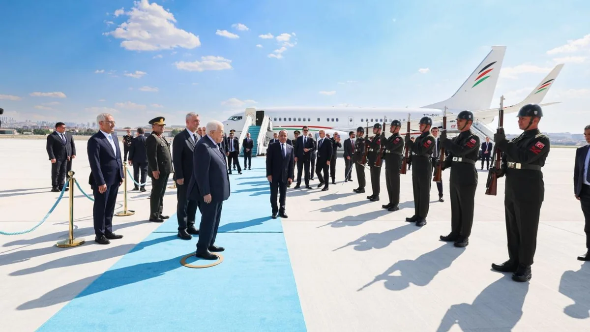 Fələstin Prezidenti Türkiyədədir