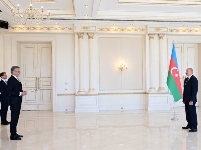 Prezident səfirin etimadnaməsini qəbul etdi - FOTOLAR