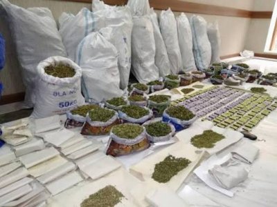 Azərbaycanda 6 tondan çox narkotik müsadirə edildi