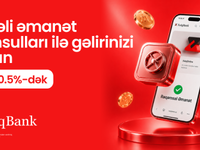 Xalq Bank müştərilərinə illik 10,5%-dək gəlir əldə etmək imkanı yaradır