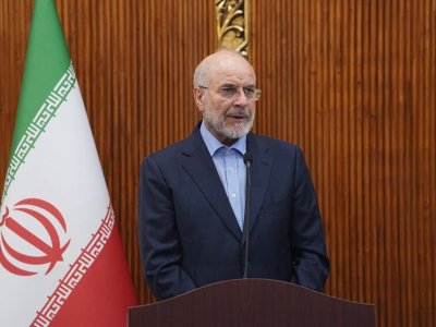 رئیس مجلس ایران به عراق رفت