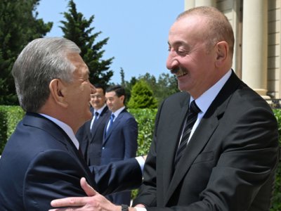 Mirziyoyev İlham Aliyev'in Özbekistan ziyaretine ilişkin VİDEO paylaştı