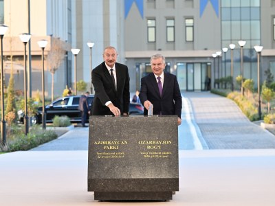 Yeni Daşkənd şəhərində &ldquo;Azərbaycan&rdquo; parkının təməli qoyulub