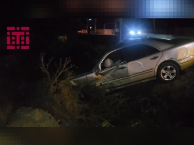 Bərdədə iki avtomobil toqquşdu, yaralılar var