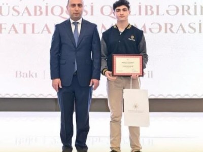 Şəhidi polkovnik-leytenantın oğlu tələbə oldu
