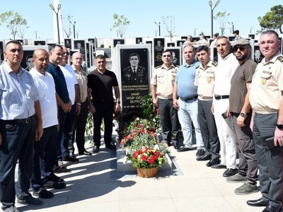 Vətən Müharibəsi Qəhrəmanın doğum günündə məzarı ziyarət edildi
