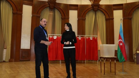 Ombudsman Xankəndi, Şuşa və Laçındakı seçki məntəqələrində - FOTO