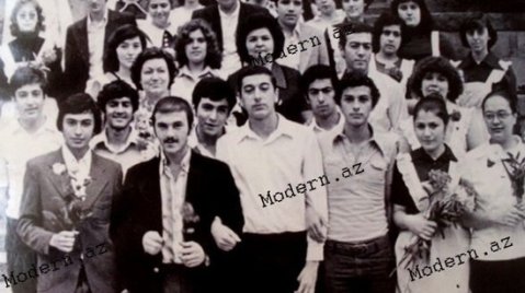 The history of a photo: Ilham Aliyev WITH CLASSMATES...