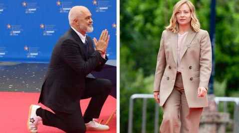 Diplomatiyada protokolu sındıran jest: Ramanın Meloniyə &ldquo;vurğunluğu&rdquo; - FOTO