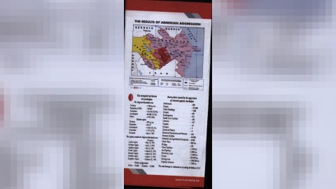 Əcnəbi turistlərə Qarabağla bağlı broşür paylanıb
