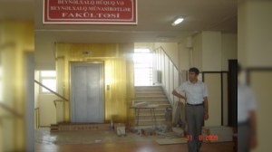Bakı Dövlət Universitetində təmir işləri 