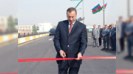 Prezident Bakıda yeni yol qovşağının açılışında iştirak edib