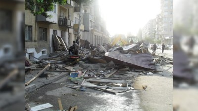 Bakıda dağıdılan "qaçqın bazarı"dan fotoreportaj
