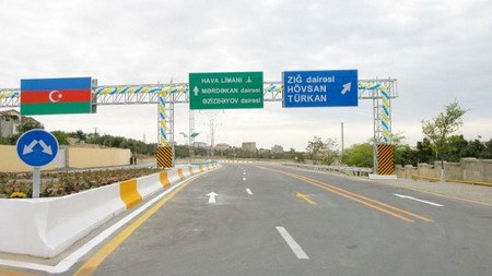 Zığ-Hövsan-Hava Limanı avtomobil yolu bağlanıb