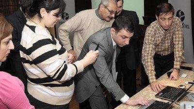 Bakıda 3G-ni ilk olaraq jurnalistlərə nümayiş etdirdilər (fotolar)