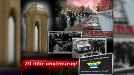 20 Yanvar faciəsinin ildönümü ilə əlaqədar fərqli aksiya