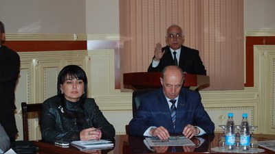 BDU-da erməni saxtakarlığı və vandalizmindən danışılıb (fotolar)