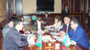 Belarusun elm adamları və Türkmənistan səfiri BDU-da olub