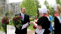 İlham Əliyev Gül bayramında iştirak edib