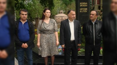 Gürcüstanda Heydər Əliyevin anadan olmasının 87-ci ildönümü qeyd olunub 
