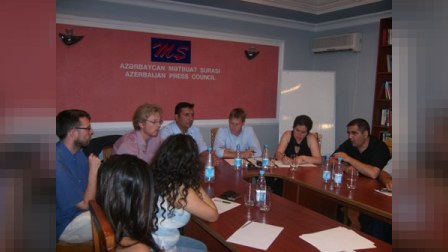 BJF təmsilçiləri Azərbaycanda medianın durumunu araşdırıblar
