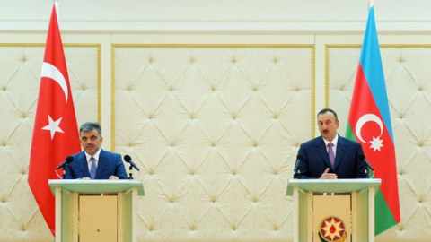 İlham Əliyev və Abdulla Gül birgə mətbuat konfransı keçiriblər