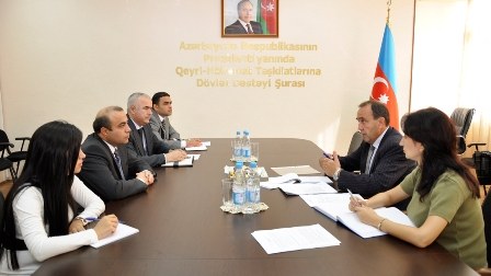 Azay Quliyev Avropa İttifaqının nümayəndəsilə yeni qrant müsabiqəsini müzakirə edib