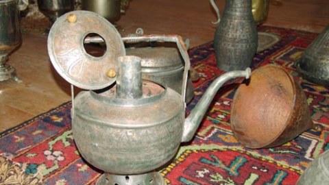 Şəkidə maraqlı samovarlar sərgisi (fotolar)