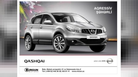 Aqressiv şəhərli yeni “Nissan Qashqai”  üçün yeni şərtlər!