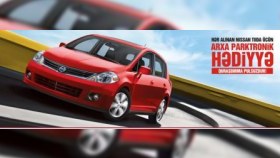 Hər bir “NISSAN TİİDA” avtomobilinə arxa parktronik HƏDİYYƏ!  