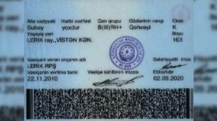 Azərbaycanda şəxsiyyət vəsiqələrinin üzərinə etibarlılıq müddəti yazılır