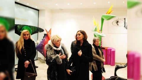 Mehriban Əliyeva dünya şöhrətli modelyerlə görüşüb