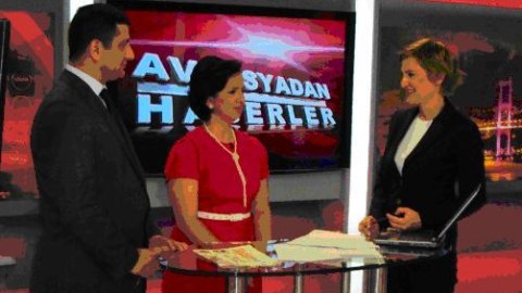 Azərbaycan jurnalistləri Türkiyə televiziyasında 