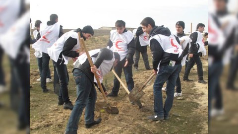 Qızıl Aypara Cəmiyyəti aksiya keçirib