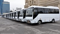 Bakıya 52 ədəd yeni avtobus gətirilib