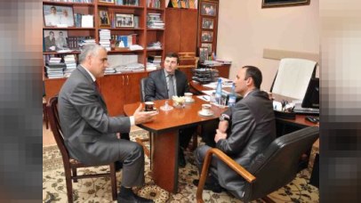 Türkiyə səfirliyinin mətbuat müşaviri "İki sahil"in qonağı olub