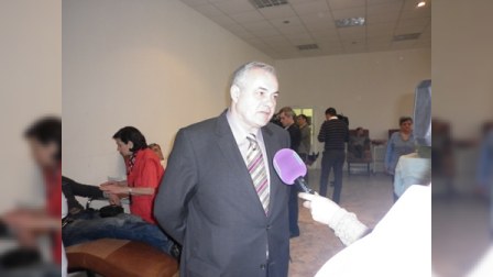Jurnalistlər qan verdilər (FOTOLAR)