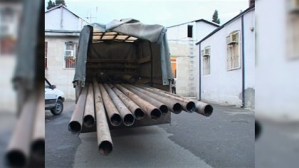 Nizami məqbərəsindən oğurluq edənlər tutulub (FOTOLAR)