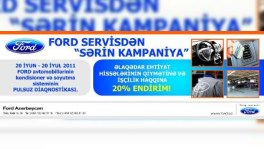 Ford Servisdə “Sərin Kampaniya” ®