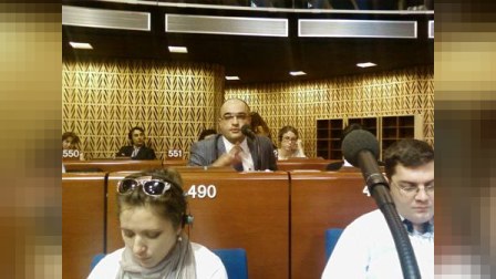 Eynulla Fətullayev QHT nümayəndələrilə birgə Avropa Şurasının toplantısına gedib (FOTO)