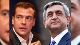 Medvedev Ermənistan prezidentini “avtoritet” adlandırdı