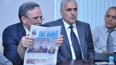 Mətbuat Şurasında «İki sahil» qəzetinin 20 illik yubileyi qeyd edildi (FOTOLAR)
