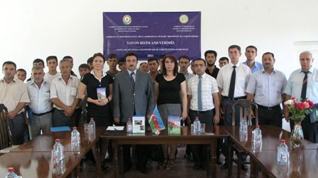 Qaçqın və məcburi köçkün gənclər Ağdamda toplanıblar