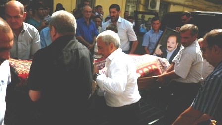 Ayaz Mütəllibovun oğlunun dəfnindən FOTOSESSİYA