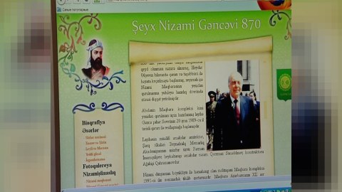 Nizami Gəncəvi haqqında 5 dildə sayt hazırlanır