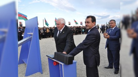 “Azərsu” 4 şəhərdə təməlqoyma mərasimi keçirib (FOTOLAR)