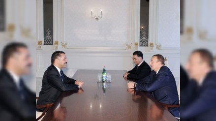 İlham Əliyev İnterpolun baş katibini qəbul edib